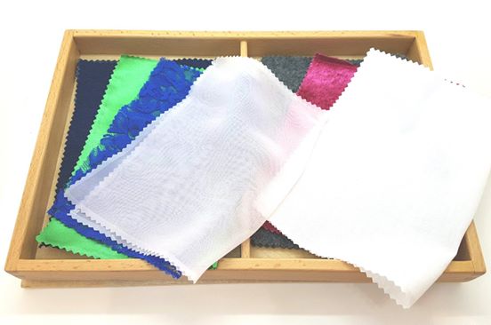 Set of 8 Tactile Fabric Box