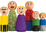 Wooden People Family Set of 6
