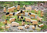 Farm Animals in Natural Wood